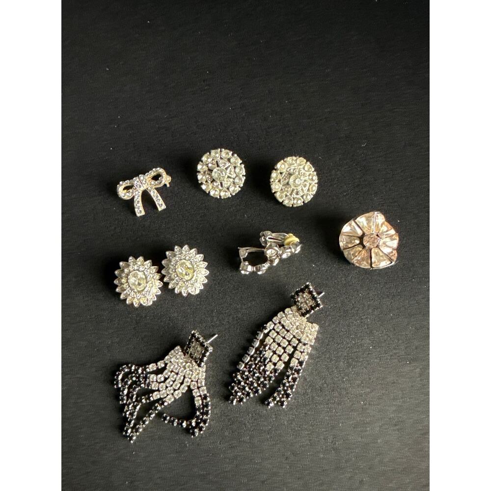 Vintage Rhinestone Lot- 7pc